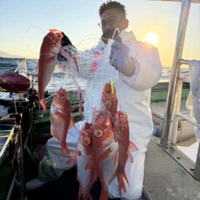 キンメ船😊好評二隻出船😊